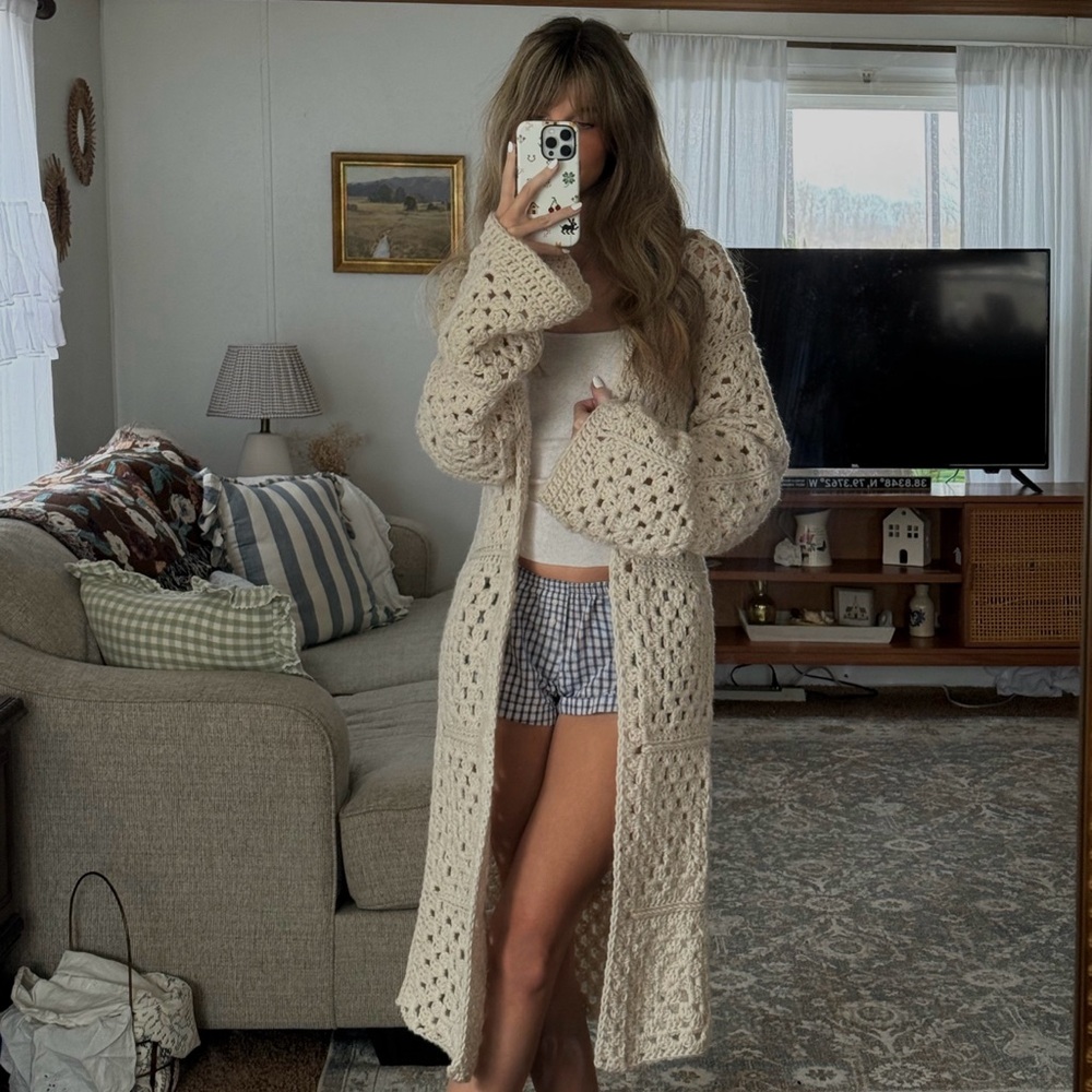handmade crochet cardigan